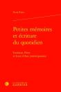 Petites Mémoires Et Écriture Du Quotidien - Preview