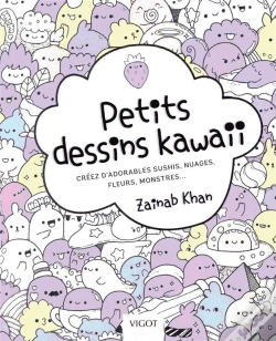 Capa do artigo Petits Dessins Kawaii ; Créez D'Adorables Sushis, Nuages, Fleurs, Monstres...