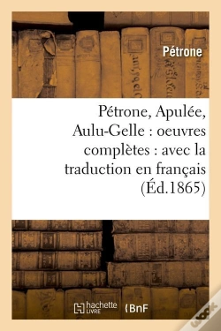Capa do artigo Petrone Apulee Aulu Gelle Edition 1865