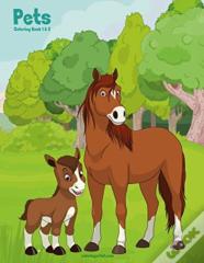 Pets Coloring Book 1 & 2