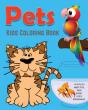 Pets Kids Coloring Book +Fun Facts About Pets, Their Secret Life & Superpowers - Preview