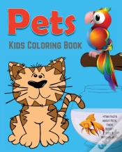 Capa do artigo Pets Kids Coloring Book +Fun Facts About Pets, Their Secret Life & Superpowers