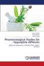 Pharmacological Studies On Hygrophila Difformis - Preview