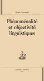 Phénoménalité Et Objectivité Linguistique - Preview