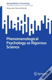Capa do artigo Phenomenological Psychology As Rigorous Science