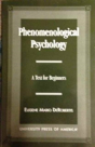Phenomenological Psychology - Preview