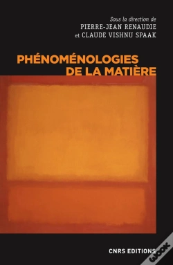 Capa do artigo Phénoménologies De La Matière
