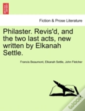 Capa do artigo Philaster. Revis