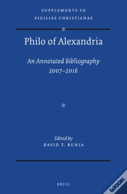 Capa do artigo Philo Of Alexandria: An Annotated Bibliography 2007-2016