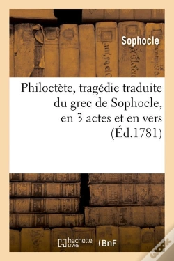 Capa do artigo Philoctete Tragedie Edition 1781