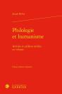 Philologie Et Humanisme : Articles Et Préfaces Inédits En Volume - Preview