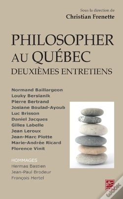 Capa do artigo Philosopher Au Québec ; Deuxièmes Entretiens