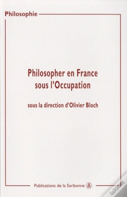 Capa do artigo Philosopher En France Sous L'Occupation