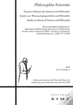 Capa do artigo Philosophia Scientiae T.14/2 2010