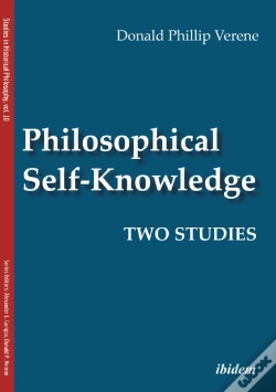 Capa do artigo Philosophical Self-Knowledge