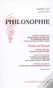 Capa do artigo Philosophie 111