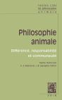 Philosophie Animale ; Différence, Responsabilité Et Communauté - Preview