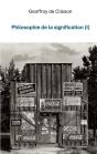 Philosophie De La Signification I - Preview