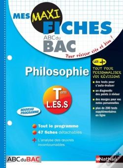 Capa do artigo Philosophie ; Terminale L, Es, S