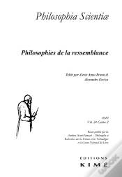 Capa do artigo Philosophies De La Ressemblance