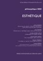 Philosophique 2004 ; Esthétique - Preview