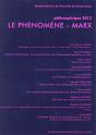 Philosophique : Philosophique, Année 2015 : Le Phénomène - Marx - Preview