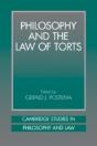 Philosophy And The Law Of Torts - Preview