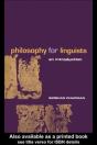 Philosophy For Linguists - Preview