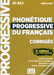 Capa do artigo Phonétique Progressive Du Français ; Corrigés ; A1 ; A2.1 ; Débutant (2e Édition)