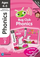 Phonics - Learn At Home Pack 2 (Bug Club), Phonics Sets 4-6 For Ages 4-5 (Six Stories + Parent Guide + Activity Book)