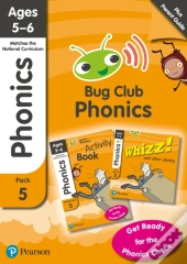 Phonics - Learn At Home Pack 5 (Bug Club), Phonics Sets 13-26 For Ages 5-6 (Six Stories + Parent Guide + Activity Book)