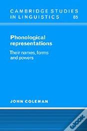 Capa do artigo Phonological Representations