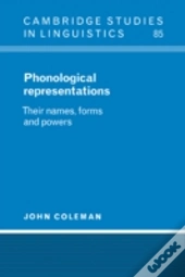 Phonological Representations