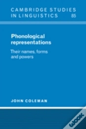 Capa do artigo Phonological Representations