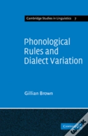 Capa do artigo Phonological Rules And Dialect Variation