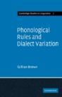 Phonological Rules And Dialect Variation - Preview