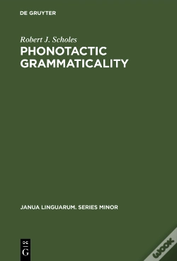 Capa do artigo Phonotactic Grammaticality