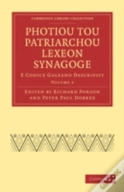 Capa do artigo Photiou Tou Patriarchou Lexeon Synagoge