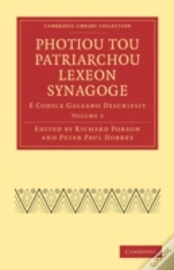 Capa do artigo Photiou Tou Patriarchou Lexeon Synagoge