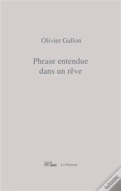 Capa do artigo Phrase Entendue Dans Un Rêve