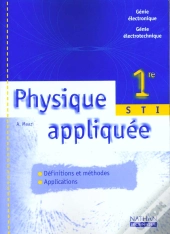 Physique Appliquee 1e ; Livre De L'Eleve