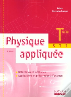 Capa do artigo Physique Appliquee Dma Ter-Sti ; Livre De L'Eleve 2001