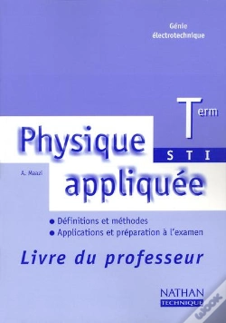 Capa do artigo Physique Appliquee (Dma) Ter Sti Pr 2001