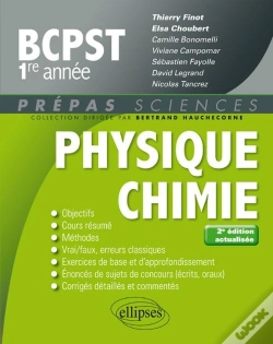 Capa do artigo Physique Chimie Bcpst-1 2eme Edition Actualisee