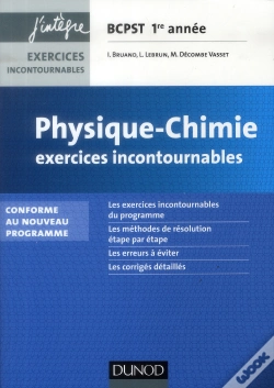 Capa do artigo Physique-Chimie ; Bcpst 1ère Année ; Exercices Incontournables (2e Édition)