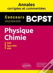 Capa do artigo Physique-Chimie : Bcpst ; Annales Corrigées Et Commentées ; Concours 2023-2024-2025