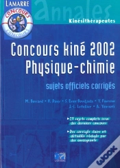 Capa do artigo Physique Chimie Concours Kine ; Edition 2001-2002