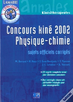 Capa do artigo Physique Chimie Concours Kine ; Edition 2001-2002