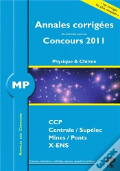 Capa do artigo Physique-Chimie ; Mp ; Annales Corrigées (Concours 2011)