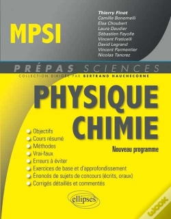 Capa do artigo Physique Chimie Mpsi Conforme Au Nouveau Programme 2013